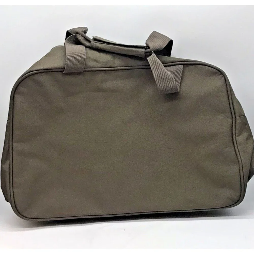 Kluge Brown Canvas Carry On Bag Travel Tote Weekender Duffle 18x12x8